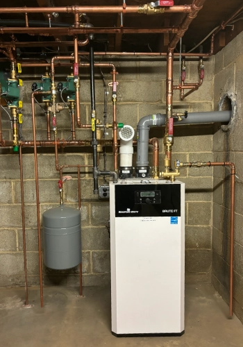 X-Press Energy high efficiency combi boiler installation