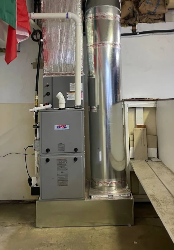 X-Press Energy furnace installation