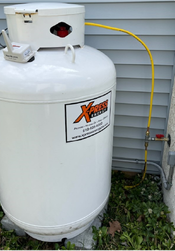 X-Press Energy propane tank installation