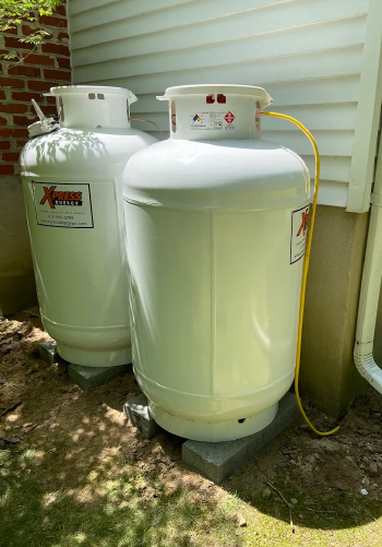 X-Press Energy propane tank installation